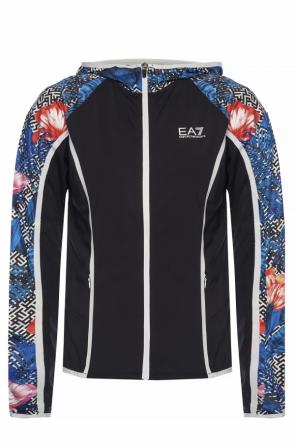 Patterned hooded sweatshirt, zdjęcie 1 Patterned hooded sweatshirt od EA7 Emporio Armani